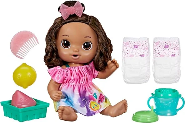 Baby Alive Bebeğimle Eğlenceli Yudumlar - Esmer