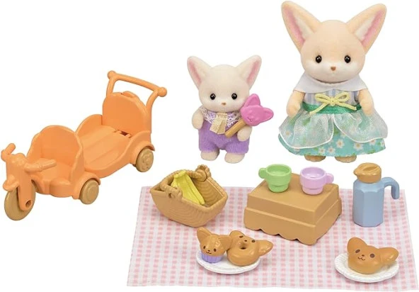 Sylvanian Families Piknik Seti Çöl Tilkisi Kız ve Bebek