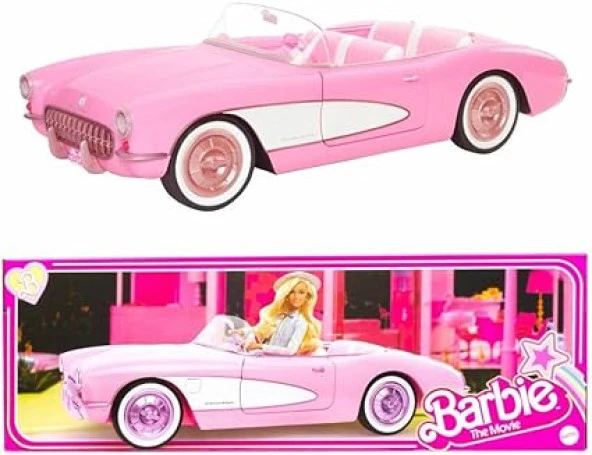 Barbie Movie - Barbie Pembe Elbiseli Bebek  Corvette