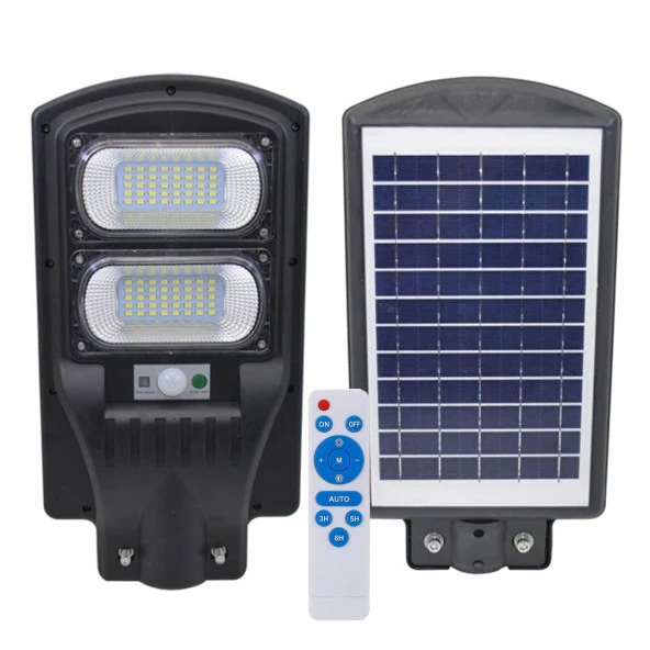 Powermaster PM-23012 Solar Ledli Kumandalı Sokak Aydınlatması 200 Watt Sokak Lambası