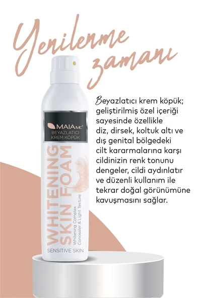 Maia Mc Cilt Beyazlatıcı Krem Köpük 150 ml - 6