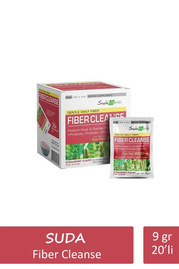 Suda Vitamin Fiber Cleanse 9 gr 20'li
