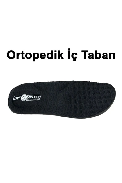 Unisex Kalın Siyah Tabanlı Rahat Ortopedik Plaj Havuz Bahçe Deniz Ayakkabısı BEACH-0735 - 5