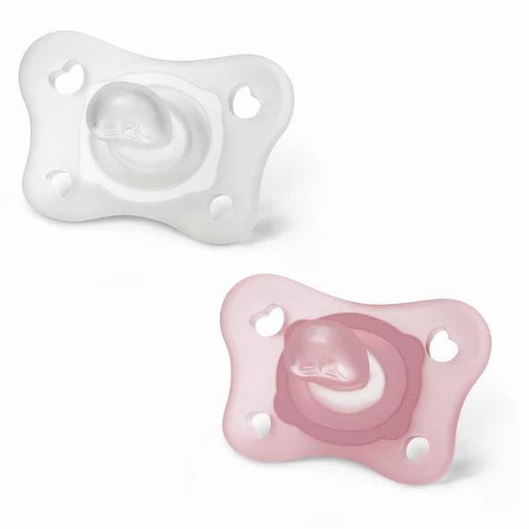 Chicco PhysioForma Mini Soft 2'li Emzik 0-2 Ay Kız - 3
