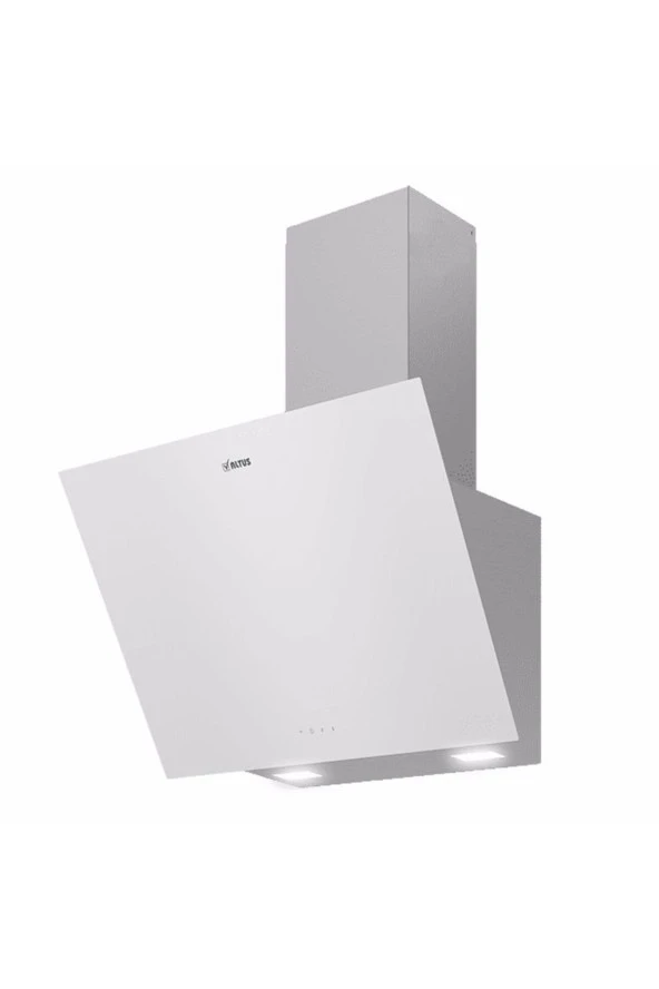 Ala 570 W 60 Cm Beyaz Cam Duvar Tipi Ankastre Davlumbaz - 4