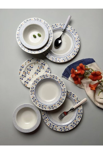 Jamuor Zanzibar Bonsai Porselen Yemek Takımı 4 Kişilik 16 Parça - 2
