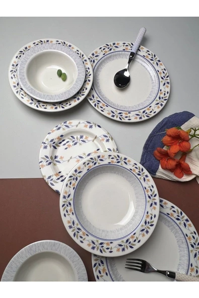Jamuor Zanzibar Bonsai Porselen Yemek Takımı 4 Kişilik 16 Parça - 3