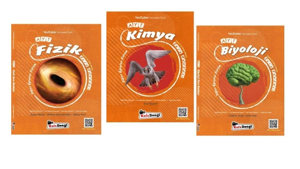 KAFA DENGİ YAYINLARI AYT Fizik + Kimya + Biyoloji Soru Bankası | Süper Öğreten Sistem