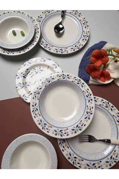 Jamuor Zanzibar Bonsai Porselen Yemek Takımı 4 Kişilik 16 Parça - 6