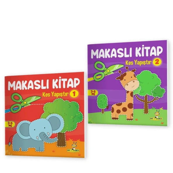 Kes Yapıştır - Makaslı Kitap Seti (Makas Hediyeli)