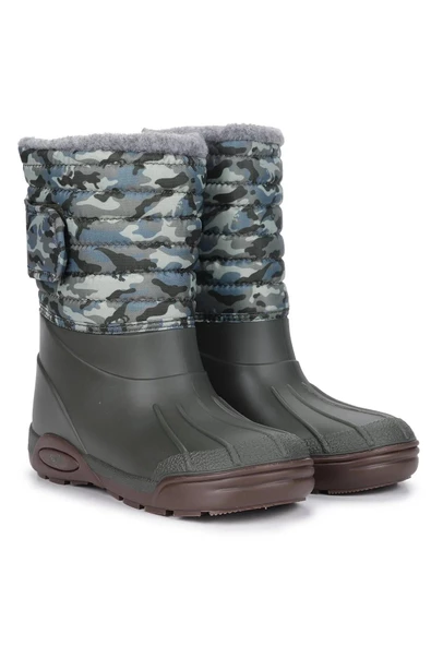 Igor W10210-042 Topo Ski Camo Çocuk Yağmur Çizmesi - 3