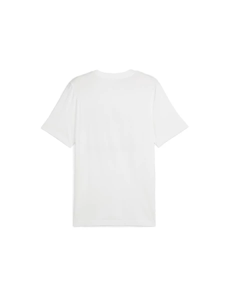 Puma Graphics Sports Tee Beyaz Erkek T-Shirt 683207-02 - 3