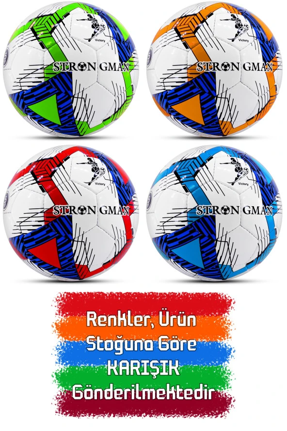 Telvesse Futbol Topu Profesyonel El Dikişli Ultra Dayanıklı Sert Zemin Halı Saha Topu 701 No:5 - 2
