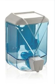 MAXIFLOW PLASTİK SIVI SABUNLUK - ŞEFFAF MAVİ 500 ml ( 13434 ) - 3