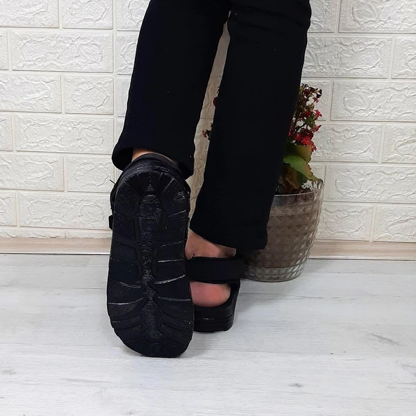 Fiyra GnPl Siyah Rahat Erkek Günlük Sandalet - 7