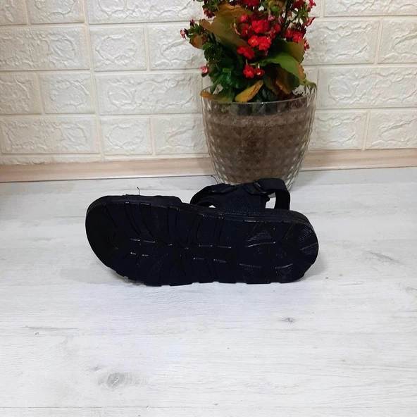 Fiyra GnPl Siyah Rahat Erkek Günlük Sandalet - 10