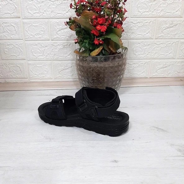 Fiyra GnPl Siyah Rahat Erkek Günlük Sandalet - 9