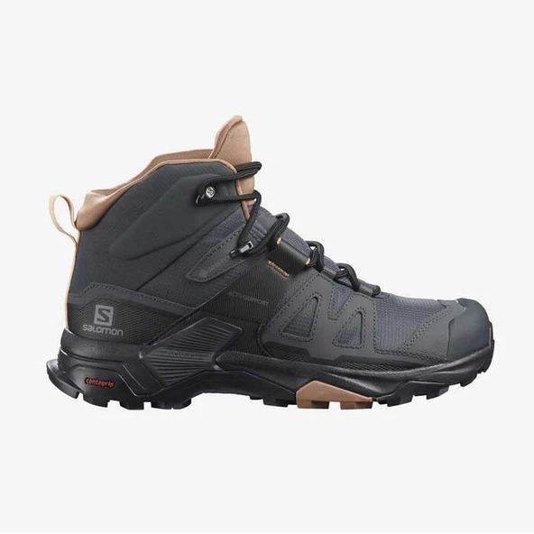 Salomon X Ultra 4 Mid Gtx W E Kadın Ayakkabı Siyah