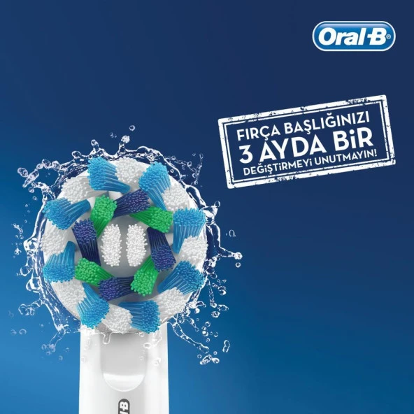 Oral-B Vitality D150 Şarj Edilebilir Diş Fırçası Cross Action+ 1 Yedek Başlık - 7