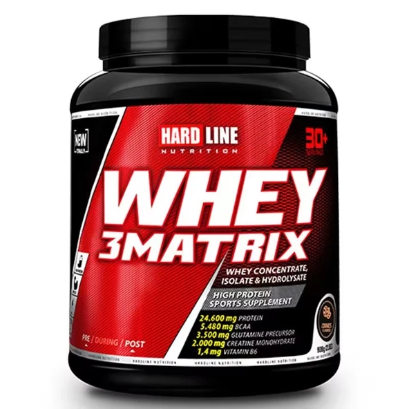 Hardline Nutrition Whey 3 Matrix Kurabiye Aromalı 908 gr Protein Tozu - Resim 2