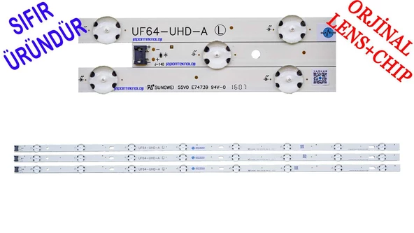 LG 43UF6407, 43UH610V, 43UH610N LED BAR,  LG Innotek direct 43inch UHD 1Bar 24EA UF64_UHD_A LED BAR TAKIMI
