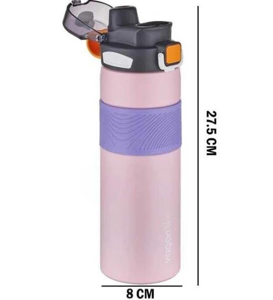 Vagonlife 800 Ml Çelik Matara Pembe Vgn032 - 2