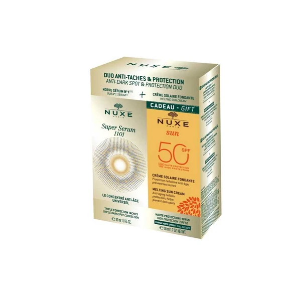 Nuxe Super Serum 10 30ml + Nuxe Sun Cream For Face SPF50 50ml Set ürün görseli