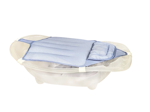 Sema Baby Köpüklü Kafa Destekli Bebek Banyo Filesi - Mavi - 2