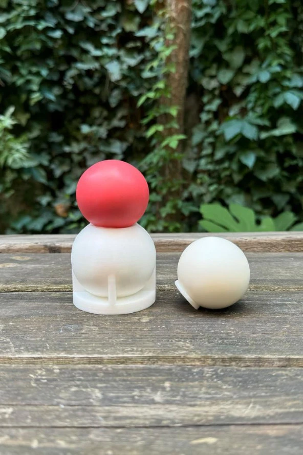 Küre 5cm Çap Silikon Mum Kalıbı - 2