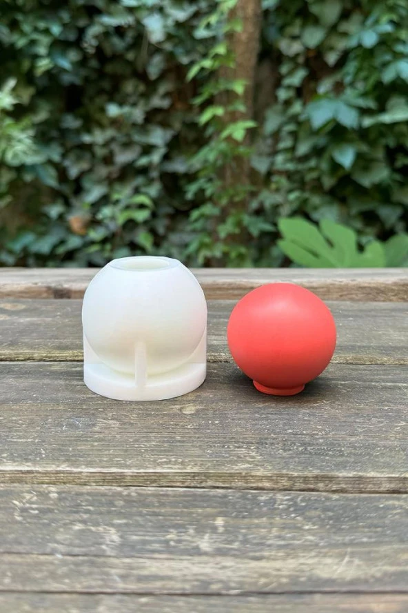 Küre 5cm Çap Silikon Mum Kalıbı - 5