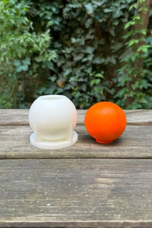 Küre 6cm Çap Silikon Mum Kalıbı - Resim 4