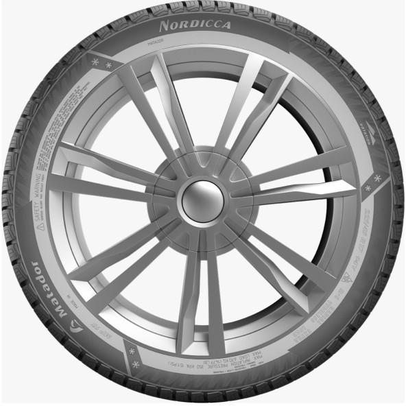 Matador 225/55R18 102V XL FR MP93 Nordicca 2023 Yılı Üretimi Kış Lastiği - 3