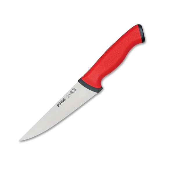 Pirge Duo Kasap Bıçağı No:1 Sivri 14,5 cm Kırmızı