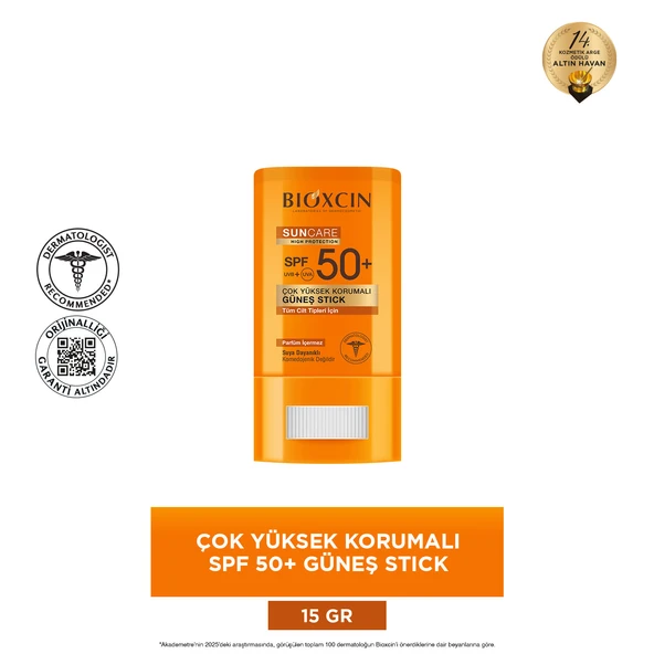 Bioxcin Suncare Çok Yüksek Korumalı Güneş Stick SPF50+ 15g - Resim 2