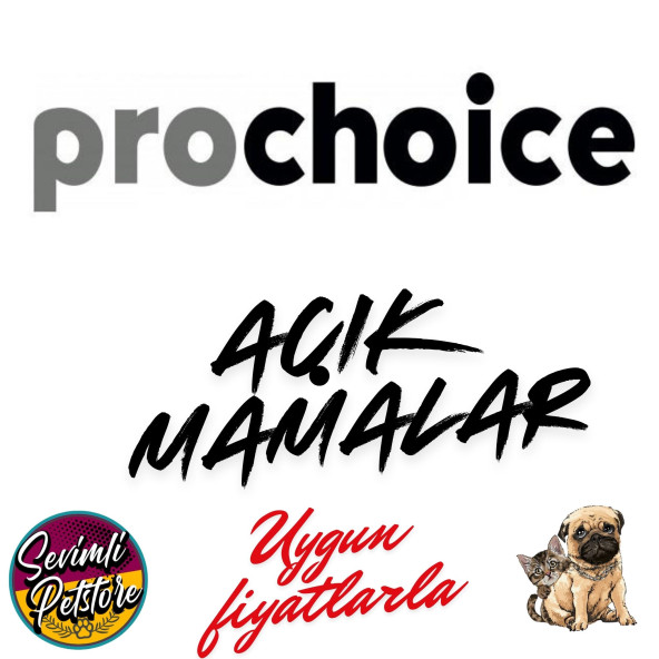 Pro Choice Karidesli ve Somonlu Açık Kısır Kedi Maması 3 KG