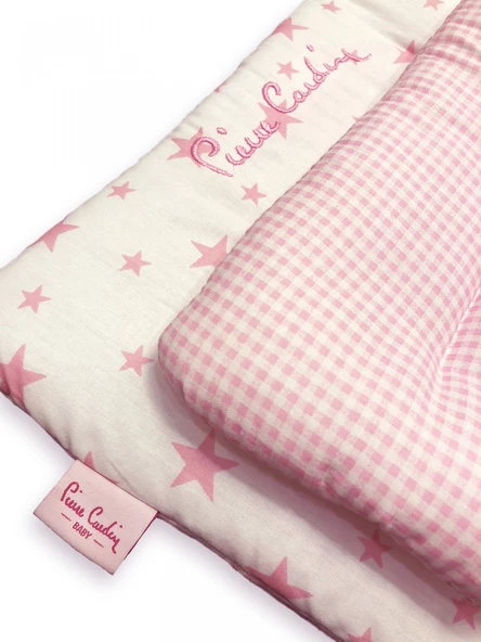 Pierre Cardin Lüks Nakışlı Alt Açma Minderi - Pembe - 3