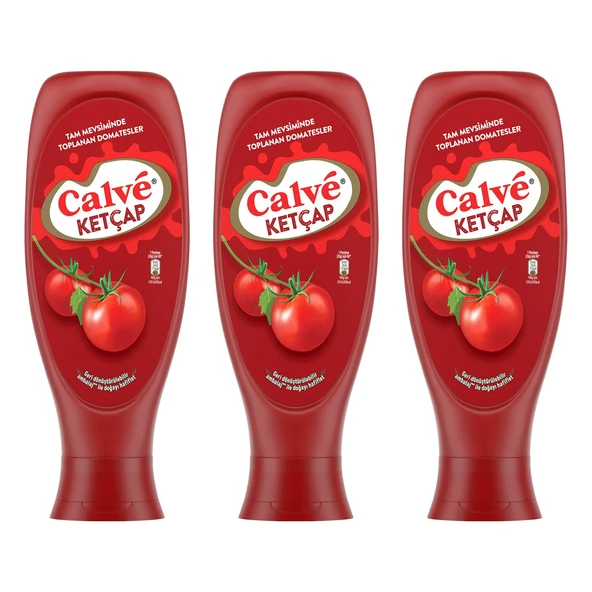 Calve Ketçap 610 gr x 3 Adet ürün görseli