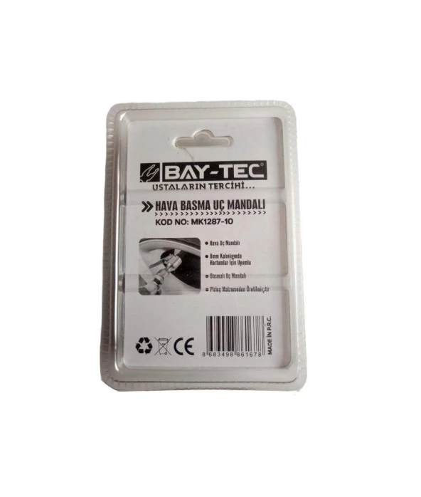 Bay-Tec Mk1287-10 Hava Basma Uç Mandalı 2li 8mm - 4
