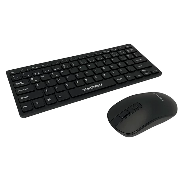 Portatif Kablosuz Klavye Mouse Set Ultra Slim