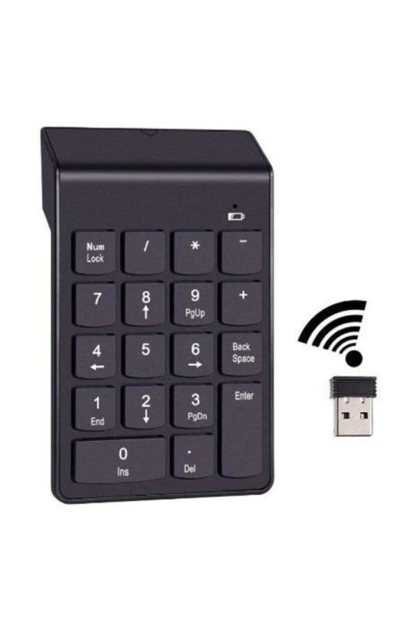 Kablosuz Numpad Kablosuz Sayısal Tuş Takımı Numeric Klavye ürün görseli 1