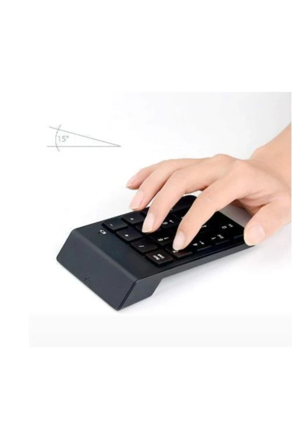 Kablosuz Numpad Kablosuz Sayısal Tuş Takımı Numeric Klavye - Resim 2