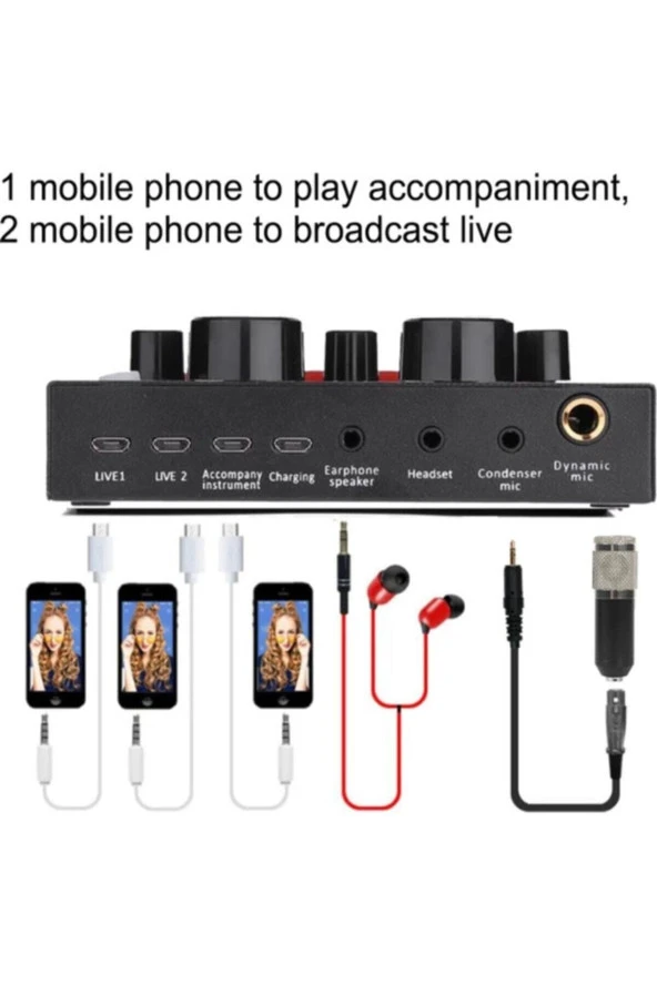 Music D.j M-800 Vt Ses Kartlı Studio Kayıt Paketi - 2