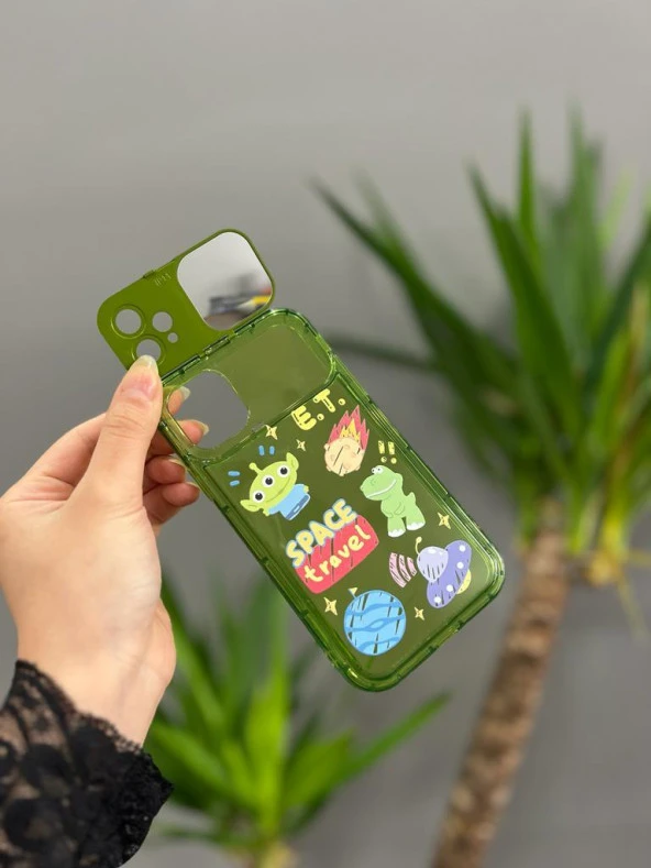 Iphone 13 Pro Max Uyumlu Ayna Detaylı Sevimli Tasarım Kılıf - 2