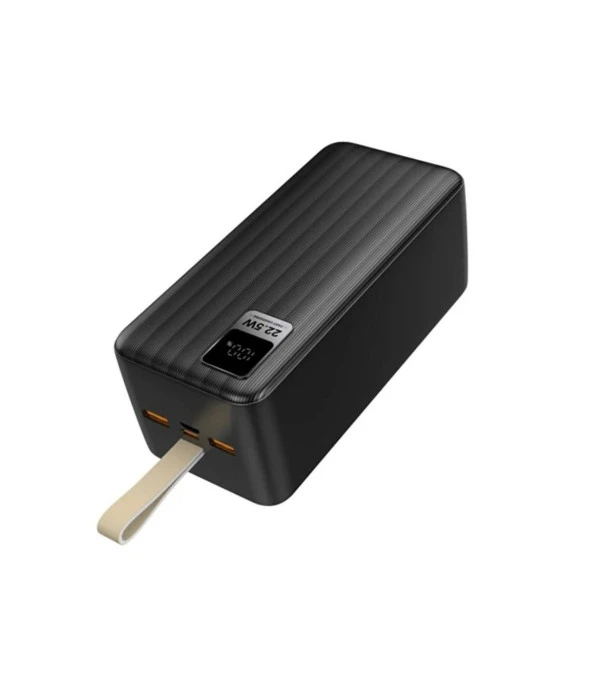 Dexim K55 50.000 Mah 22.5W USB ve Type-C Çıkışlı LED Ekranlı Askılı Pd Powerbank