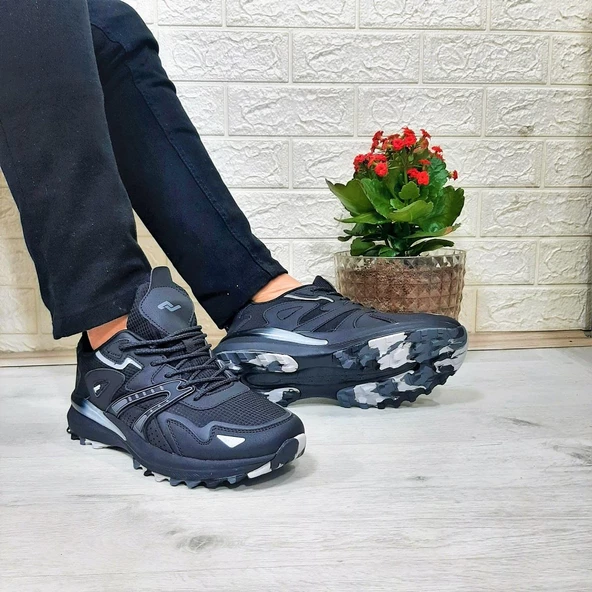 Jump 29725 Siyah Kaymaz Memoryfoam Günlük Spor Ayakkabı - 5