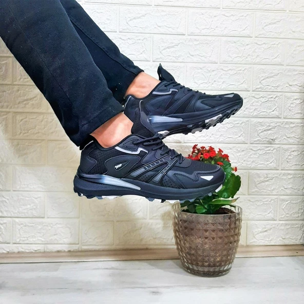 Jump 29725 Siyah Kaymaz Memoryfoam Günlük Spor Ayakkabı - 6