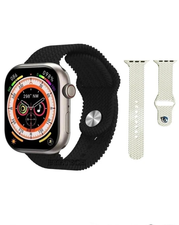 Hk9 Pro+ Plus Chat Gpt 2 GB Dahili Hafıza Dinamik Adalı Amoled Ekran Watch 9 Series Akıllı Saat - 4