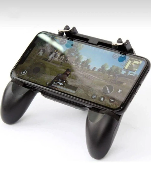 W10 Telefon Joystick Oyun Konsolu Tüm Oyun Ve Telefonlara Uyumlu Ateş Tetik Düğmesi - 4