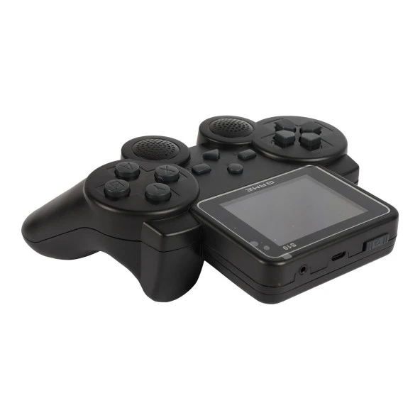 Dahili Renkli Ekranlı 500 Retro Oyunlu Tv Uyumlu Şarjlı Çift Kollu El Atarisi Oyun Konsolu - 3