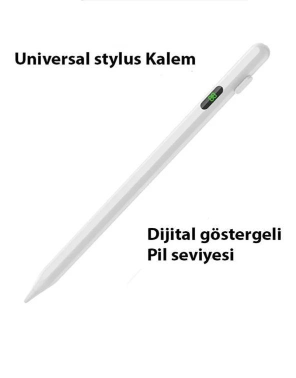 Dijital Göstergeli Universal Kapasitif Stylus Windows Android Ios Tablet Uyumlu Dokunmatik Kalem - 2